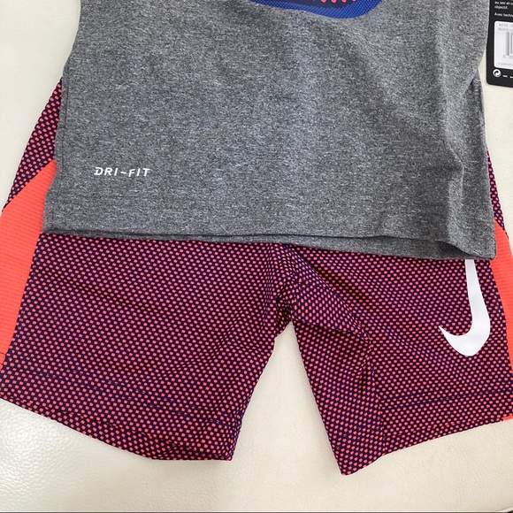Nike boy active shorts top outfit 5123 - Picture 9 of 11